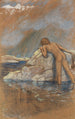 ragazzo nudo con fionda che caccia marmotte - Ludwig von Hofmann — vista dell’opera