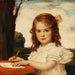 Portrait einer jungen Mädchen beim Zeichnen - Ludwig von Zumbusch — Ansicht des Kunstwerks