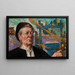 Selbstporträt - Ludwik Stasiak — gerahmtes Bild an der Wand