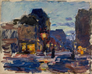 Rue à Paris - Ludwik de Laveaux — vista dell’opera