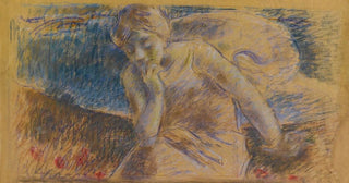 Luigi Conconi - Figura Femminile Nel Prato.webp