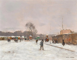 Luigi Loir - La Premire neige dhiver.webp