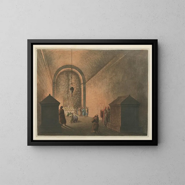 Chapelle du Mont-Calvaire - Luigi Mayer — gerahmtes Bild an der Wand