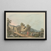 Ruins of an ancient temple at Samos - Luigi Mayer — framed artwork on a wall