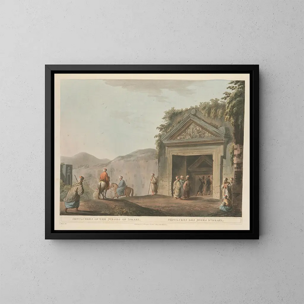 Sépulcres des juges d'Israël - Luigi Mayer — gerahmtes Bild an der Wand