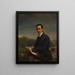 The Painter Alexandre Calame - Luigi Rubio — quadro incorniciato alla parete
