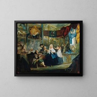 Luis Paret y Alczar - The Shop of anticuarian Geniani.webp