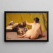 Giocare con la tigre - Luis Ricardo Falero — quadro incorniciato alla parete