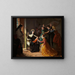 Erster Wunder der heiligen Theresia von Jesus, Auferstehung ihres Neffen Don Gonzalo Ovalle, Sohn ihrer Schwester Doña Juana de Ahumada - Luis de Madrazo y Kuntz — gerahmtes Bild an der Wand