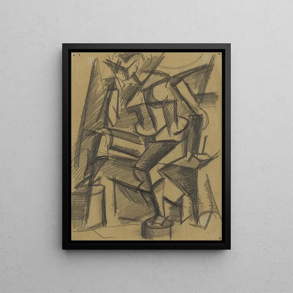 Lyubov Popova - Untitled Seated Nude.webp