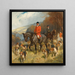 M. e Mme Lewis Priestman in caccia con le colline di Derwent in un paesaggio - John Charlton — presentazione a parete dell’opera