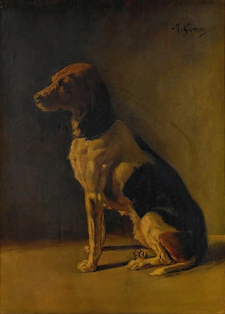 M Gurcin - Seated Hound.webp