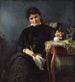 Madame Anna Seekamp, the artist's sister - Bertha Wegmann — artwork view