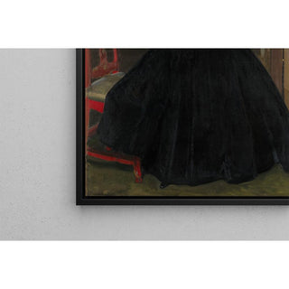 Madame Sorolla Clotilde García del Castillo, 1865-1929 en noir - Joaquín Sorolla | Reproduction Tableau Décoration murale affiche copie
