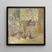 Madame Vuillard che cuci - Édouard Vuillard — quadro incorniciato alla parete