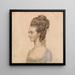 Mademoiselle Barbara Hill 1838 - John Smart — quadro incorniciato alla parete