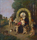 Madonna con Bambino in una ghirlanda di fiori - Adolf Hengeler — vista dell’opera
