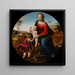 Reproduction of the painting of Madonna and Child with Saint John the Baptist as a child - Giuliano Bugiardini