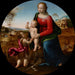 Reproduction of the painting of Madonna and Child with Saint John the Baptist as a child - Giuliano Bugiardini