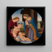 Madonna adorante il Bambino con il Santo Bambino Giovanni Battista e un Angelo - Lorenzo di Credi — presentazione a parete dell’opera