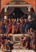 Reproduktion des Gemäldes Le Mariage de la Vierge - Maestro dei Dodici Apostoli