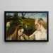 Adam e Eva - Magnus Enckell — quadro incorniciato alla parete