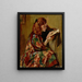 Fille lisant - Magnus Enckell — quadro incorniciato alla parete