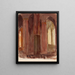 Die Kathedrale stürzt ein - Magnus Enckell — gerahmtes Bild an der Wand