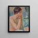 Verloren in seinen Gedanken - Magnus Enckell — gerahmtes Bild an der Wand