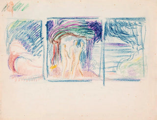 Magnus Enckell - Luonnos Nylands Nationin Veljesvala maalausta varten.webp