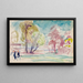 Landschaft und Figuren, Skizze - Magnus Enckell — gerahmtes Bild an der Wand