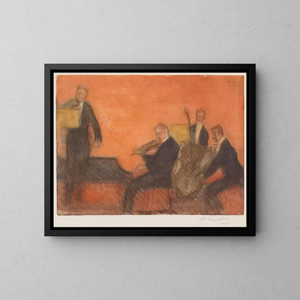 Musica - Magnus Enckell — quadro incorniciato alla parete