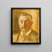 Portrait des Kammerherrn Hjalmar Linder - Magnus Enckell — gerahmtes Bild an der Wand