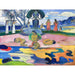 Riproduzione del dipinto Mahana no atua (giorno di dio) di Paul Gauguin
