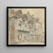 Maisons à Dieppe - David Roberts — quadro incorniciato alla parete