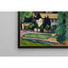 Reproduction of the painting Bavarian Village Houses Under the Trees - Alexander Kanoldt