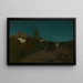 Night Painting - Maksymilian Gierymski — framed artwork on a wall