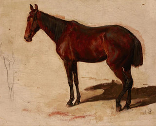 Maksymilian Gierymski - Study of a Horse.webp