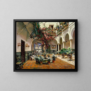Manuel Garca y Rodrguez - Interior Courtyard Seville.webp