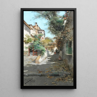 Manuel Garca y Rodrguez - Street scene in Granada.webp