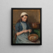 Schälen der Äpfel - Marc-Aurèle de Foy Suzor-Coté — gerahmtes Bild an der Wand