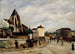 L'église Saint-Germain-de-Charonne, die Place Saint-Blaise und die Rue de Bagnolet - Marcel Leprin — Ansicht des Kunstwerks