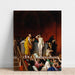 Gérôme’s A Roman Slave Market — full reproduction displayed in a room