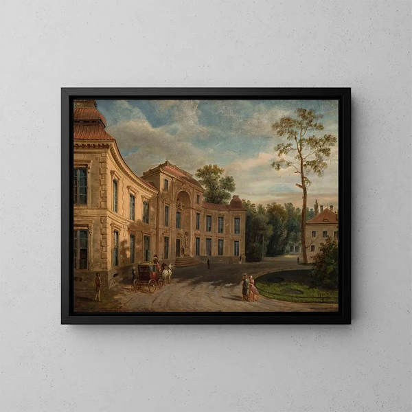 Palais Mylewicki à Łazienki - Marcin Zaleski — gerahmtes Bild an der Wand