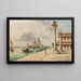 Venice, view of Santa Maria della Salute - Marco Grubas — framed artwork on a wall