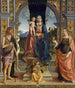 La Vierge et l'Enfant en trône avec les saints Jean-Baptiste et Lucie - Marco Palmezzano — vista dell’opera
