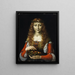 Mädchen mit Kirschen - Marco d'Oggiono — gerahmtes Bild an der Wand