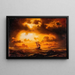 Tramonto sul mare - Marcus Larson — quadro incorniciato alla parete
