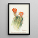 Cactus Hedgehog - Margaret Armstrong — framed artwork on a wall