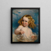 Portrait einer jungen Frau - Margaret Sarah Carpenter — gerahmtes Bild an der Wand